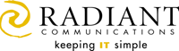 Radiant Communications logo, 5K